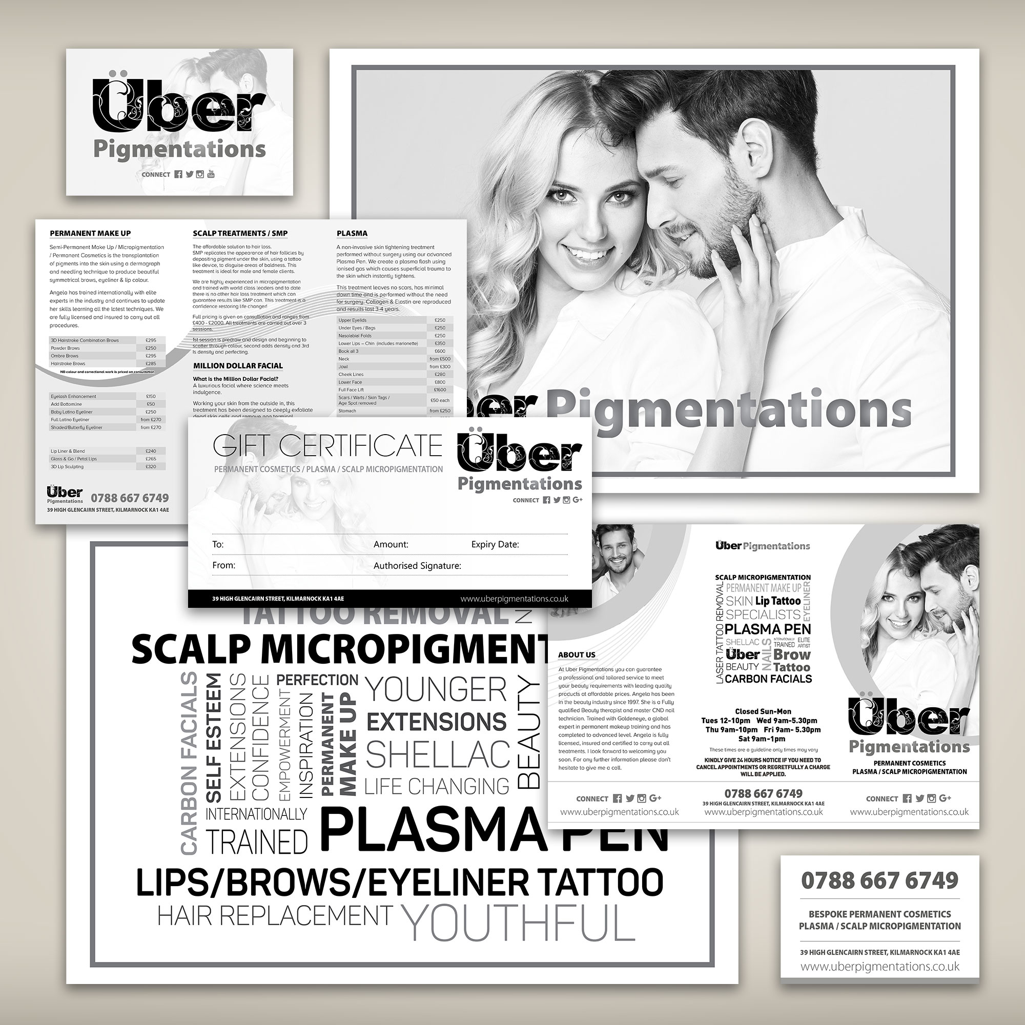 Uber Pigmentations Graphic Design